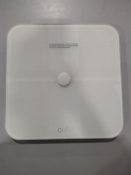 EUFY SMART SCALE WITH BLUETOOTH, BODY FAT SCALE, 12 MEASUREMENTS - WHITE