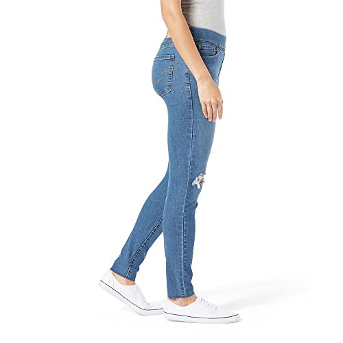 94455-0036 Levi Strauss Women's Totally Shaping Pull-On Skinny (10 Long) 5D New