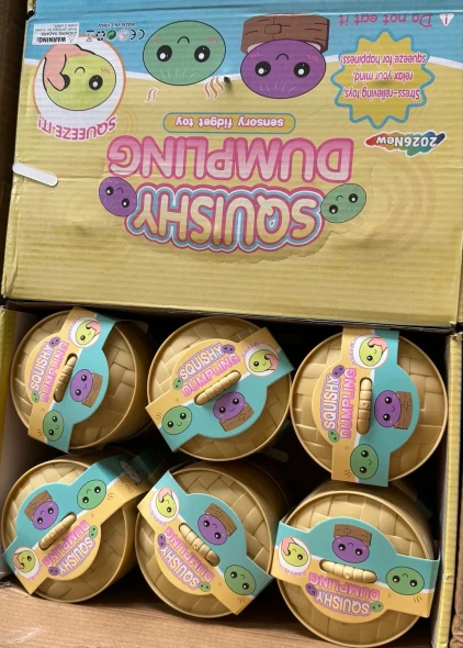 SQUISHY DUMPLING CASE OF 12 SQUISHY DUMPLINGS - MYSTERY