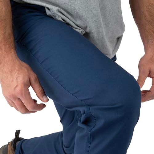 FIELD & STREAM MEN'S FULL STRUT STRETCH CANVAS PANTS - SIZE 32X30 - Navy Blue