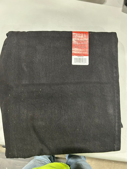 WRANGLER RUSTLER CLASSIC BLACK 40X34 - SIZE: MEN 40X34 - BLACK New