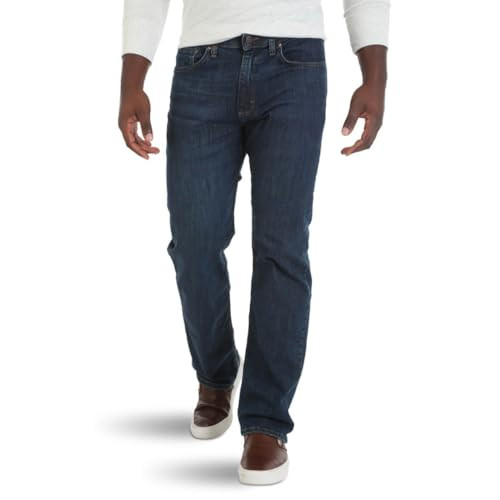 WRANGLER AUTHENTICS MEN'S WAIST RELAXED FIT JEAN 40W X 34L CARBON New