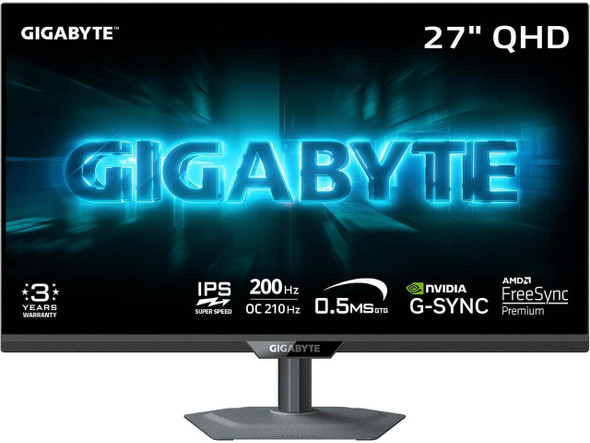 GIGABYTE - G27Q20 - 27" SuperSpeed IPS Gaming Monitor - QHD 2560 x 1440 - 200
