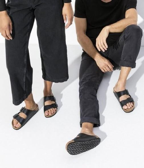 BIRKENSTOCK WOMENS ARIZONA - SIZE: MEN 8 WOMEN 10 (AU/UK W7.5) (EU W41) - BLACK New