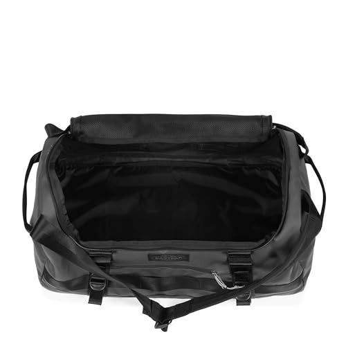 EASTPAK DUFFEL PACK M 70L CONVERTIBLE DUFFEL BACKPACK WITH STRAPS TARP BLACK New