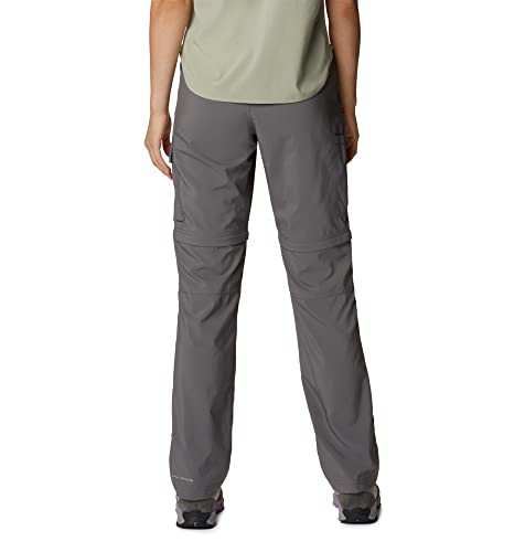 2037611023 COLUMBIA WOMENS SILVER RIDGE UTILITY PANT, SIZE 4 - CITY GRAY New
