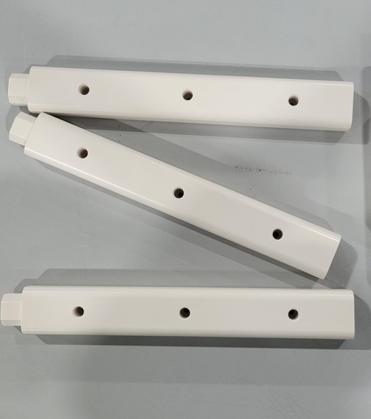BUEBEO MODULAR OUTLET EXTENDER STICK, 17.5-36IN 360° 4-DIRECTION - NATURAL WHITE