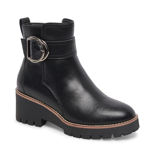 B7328 BLONDO DAGGER WATERPROOF WOMEN'S BLACK NUBUCK SIZE 8 New