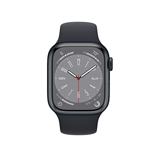 Apple Watch Series 8 GPS 41mm Aluminum Case - M/L - MNU83LL/A - Midnight