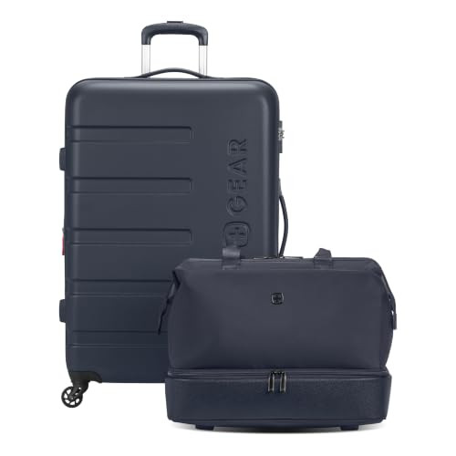 SWISSGEAR 7366 SIGNATURE HARDSIDE EXPANDABLE LUGGAGE SPINNER WHEELS - NAVY New