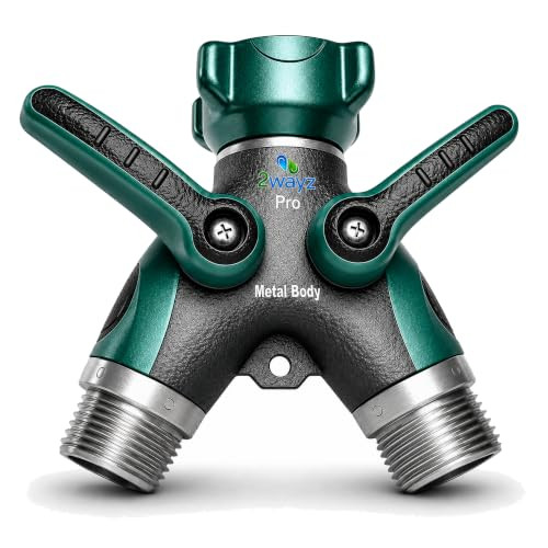 2WAYZ- HOSE SPLITTER, 2 WAY HEAVY DUTY, GARDEN HOSE SPLITTER, FAUCET SPLITTER
