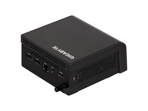 GIGABYTE GB-BTIP-N250 Black Ultra Compact Mini PC, Intel Processors N250, 4C, up