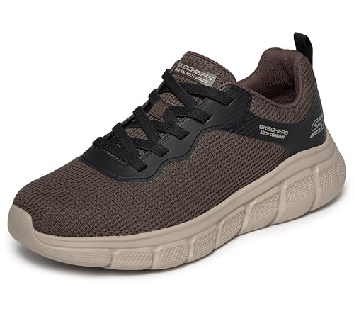 118112 SKECHERS BOBS FLEX ARCH COMFORT EDGE CASUAL SHOE SIZE MEN 14 CHOCOLATE New