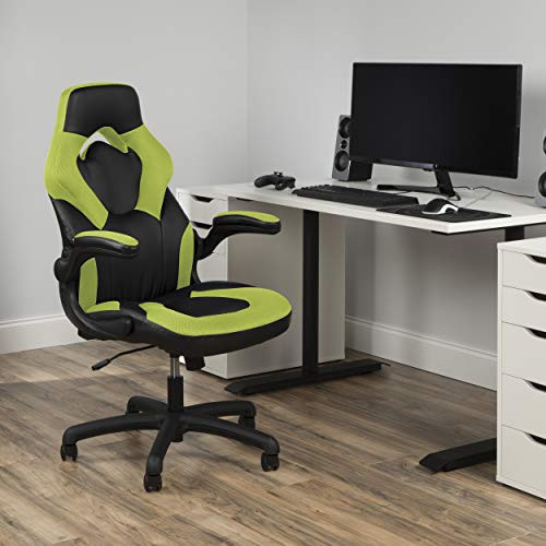 OfficeFurniture OFM Gaming Chair Ergonomic Racing Style PC - Green New
