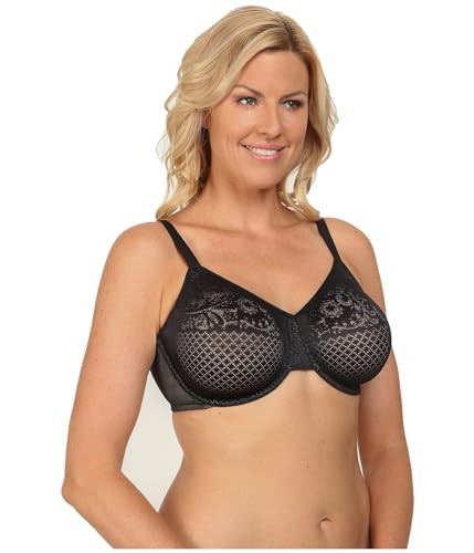 857210 WACOAL WOMEN'S VISUAL EFFECTS MINIMIZER BRA SIZE: WOMEN 40DD - BLACK