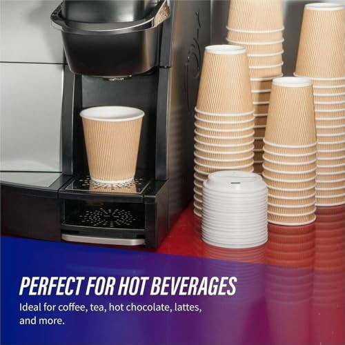 Genuine Joe Rippled Hot Cup, 10oz (Pack of 500) B00FFG8SCQ - NEW New