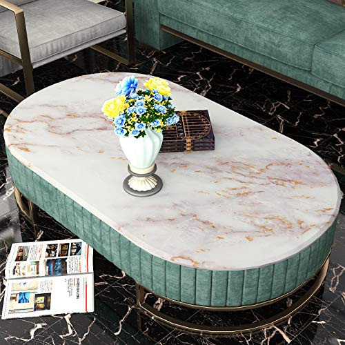 Livelynine 36" x 197" Wide Size Gold Marble Countertop Contact Paper B08H2LBVPC