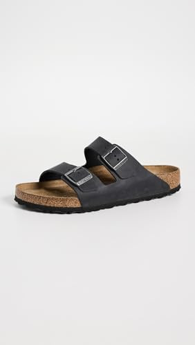 0051191 BIRKENSTOCK MENS ARIZONA SYNTHETIC SANDALS - SIZE: MEN 11 - BLACK