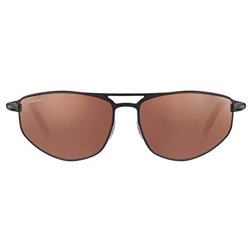 Serengeti SS579001 Masten Oval Sunglasses Matte Black New