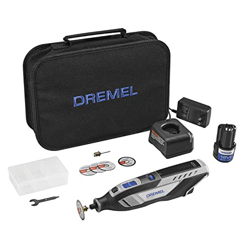 DREMEL 8250-5 12V W/ BRUSHLESS MOTOR - 5 ROTARY TOOL ACCESSORIES, 3AH BATTERY