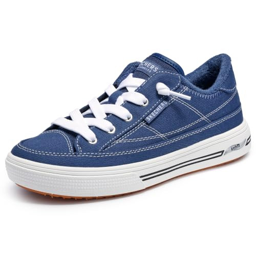 177195W/NVY SKECHERS WOMEN ARCH FIT ARCADE, SIZE 11 WIDE, NAVY