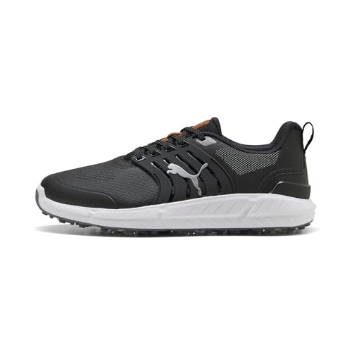 312553 Puma Golf Ignite Elevate 2 Tour Men 14 Black-Silver-Slate Sky New
