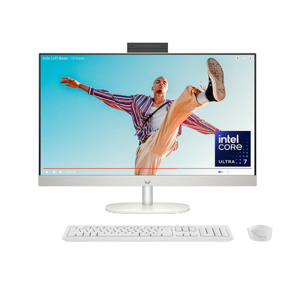 HP 27-CR10 27" FHD Touch AIO Intel Ultra 7 155U, 16GB, 512GB, W11- White