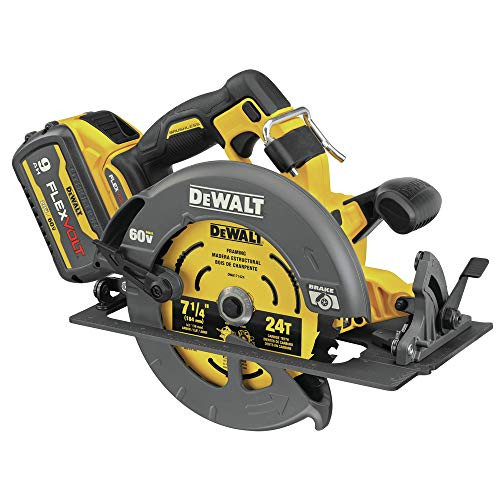 DEWALT FLEXVOLT CIRCULAR SAW CHARGER & BAG 60V MAX DCS578X1 - BLACK/YELLOW