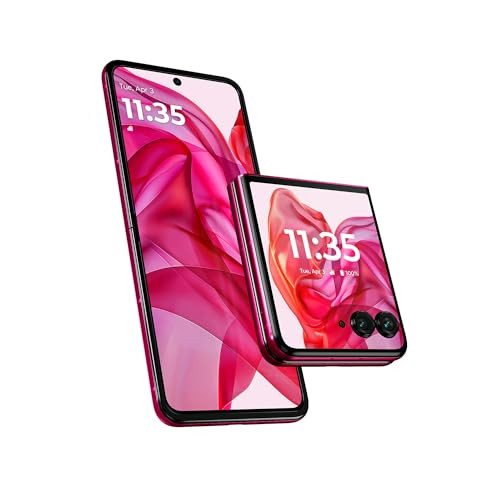 MOTOROLA RAZR+ (2024) UNLOCKED 12GB RAM 256 STORAGE 50MP CAMERA - HOT PINK