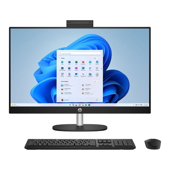 HP ALL-IN-ONE 27" FHD RYZEN 7 7730U 12 1TB SSD RADEON TM WIN 11 HOME  - BLACK
