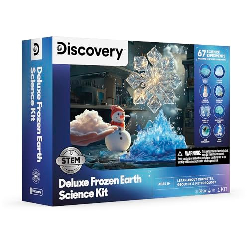 Discovery™ Frozen Earth Science Kit 67 Experiments STEM Chemistry Lab