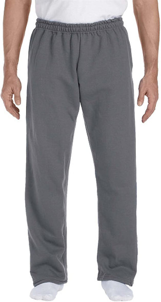 G123 Gildan Adult DryBlend Adult 50/50 Open-Bottom Sweatpant New