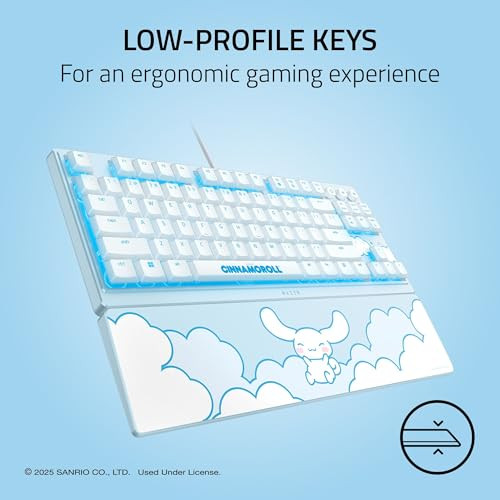 RAZER ORNATA V3 TKL Gaming Keyboard, Low-Profile Keys RZ03-04882200-R3M1