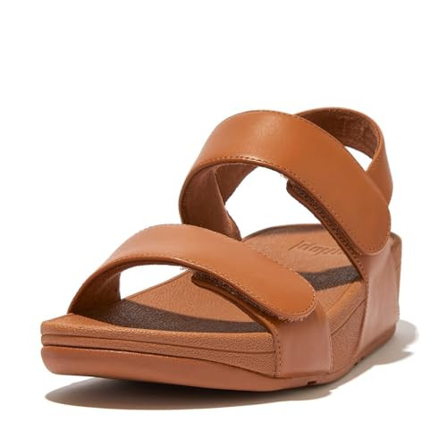 FitFlop Lulu Adjustable Sandals, Color: Light Tan, Size: 6 New