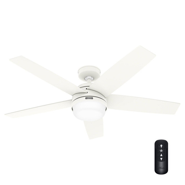 HUNTER ASHEVILLE 52” INDOOR/OUTDOOR CEILING FAN - WHITE New