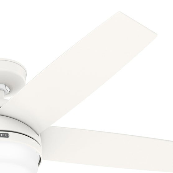 HUNTER ASHEVILLE 52” INDOOR/OUTDOOR CEILING FAN - WHITE New