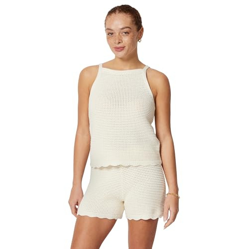 AMAZON ESSENTIALS X SOFIA GRAINGE MOMMY ME COTTON CROCHET SWEATERS IVORY M New