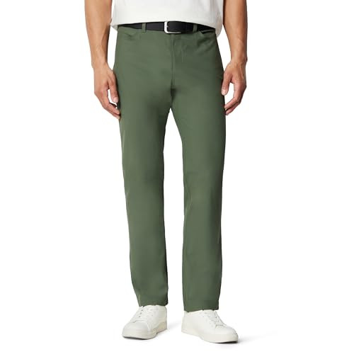 AEMN51568M26 AMAZON ESSENTIALS MEN 31X28 CLASSIC FIT 5 POCKET - DARK GREEN New