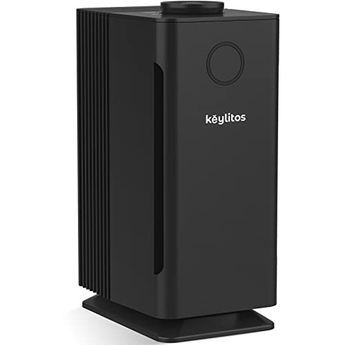 Keylitos HEPA Filter Air Purifier Home Office Large Room up to 560ft² - White