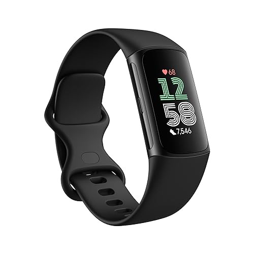 GOOGLE FITBIT CHARGE 6 FITNESS TRACKER - OBSIDIAN/BLACK