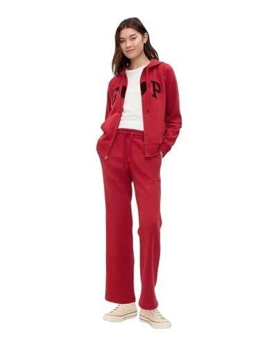 GAP WOMEN'S HERITAGE BOOT CUT JOGGER, XX-LARGE - SIZE WOMEN'S 2XL - SLED/RED