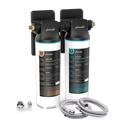 Frizzlife DW10 Under Sink Water Filter System, NSF/ANSI 53&42 Certified Elements New