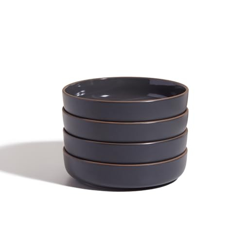 Our Place Dinner Bowls Set of Four 8.5" Handcrafted Ceramic Pasta Bowls New