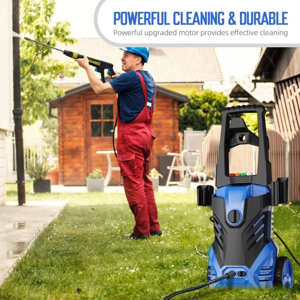 GENERIC ELECTRIC PRESSURE WASHER, 2.5 GPM, 5350 PSI MAX - BLUE/BLACK