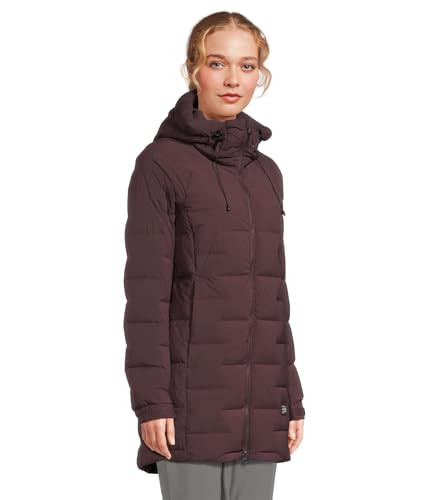 OL0545 MOUNTAIN HARDWEAR WOMEN'S STRETCHDOWN PARKA SIZE XS BLACKBERRY New
