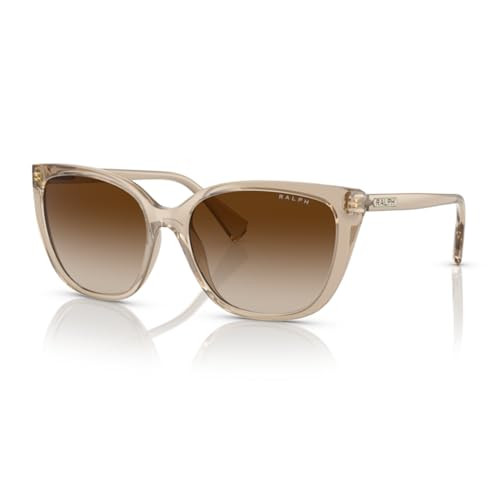 RALPH WOMAN SUNGLASSES RA5274 580213 56MM TRANSPARENT BROWN - BROWN LENS
