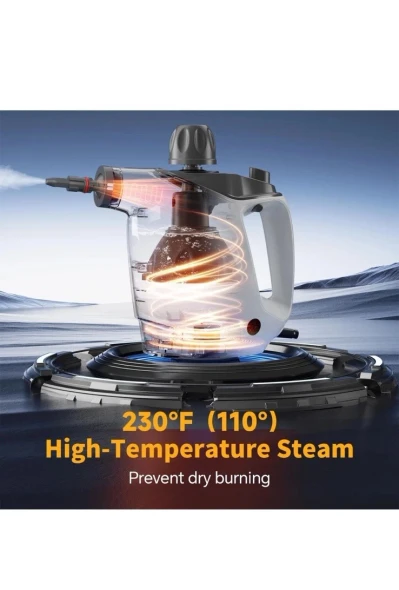 TICYACK STEAM CLEANER FOR HOME, HANDHELD STEAM CLEANER 16 ACCESSORIES - WHITE