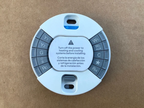 GOOGLE NEST WIRING BASE CIRCUIT BOARD GOOGLE NEST THERMOSTAT 3RD GEN - WHITE