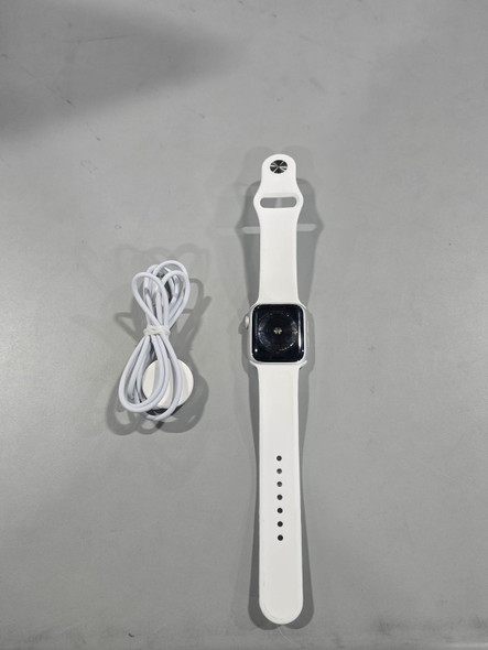 APPLE WATCH SERIES 4 NIKE (GPS + LTE) 40MM SILVER ALUMINUM CASE WHITE SPORT BAND