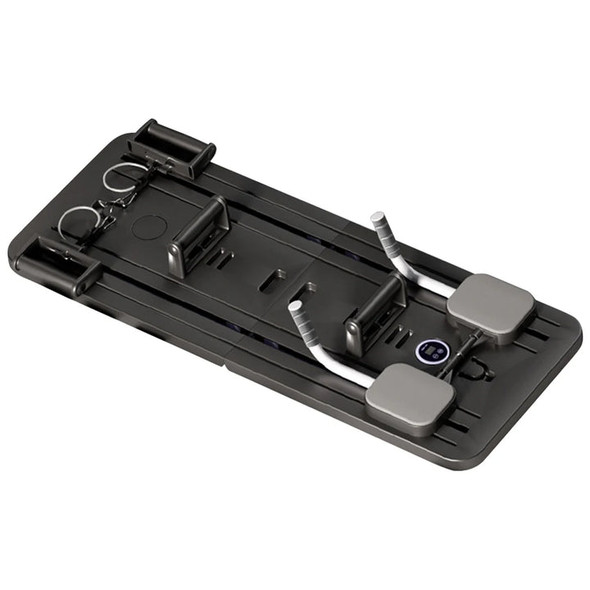 GENERIC ABDOMINAL EXERCISE BOARD FITNESS BOARD AUTOMATIC REBOUND LEG - BLACK